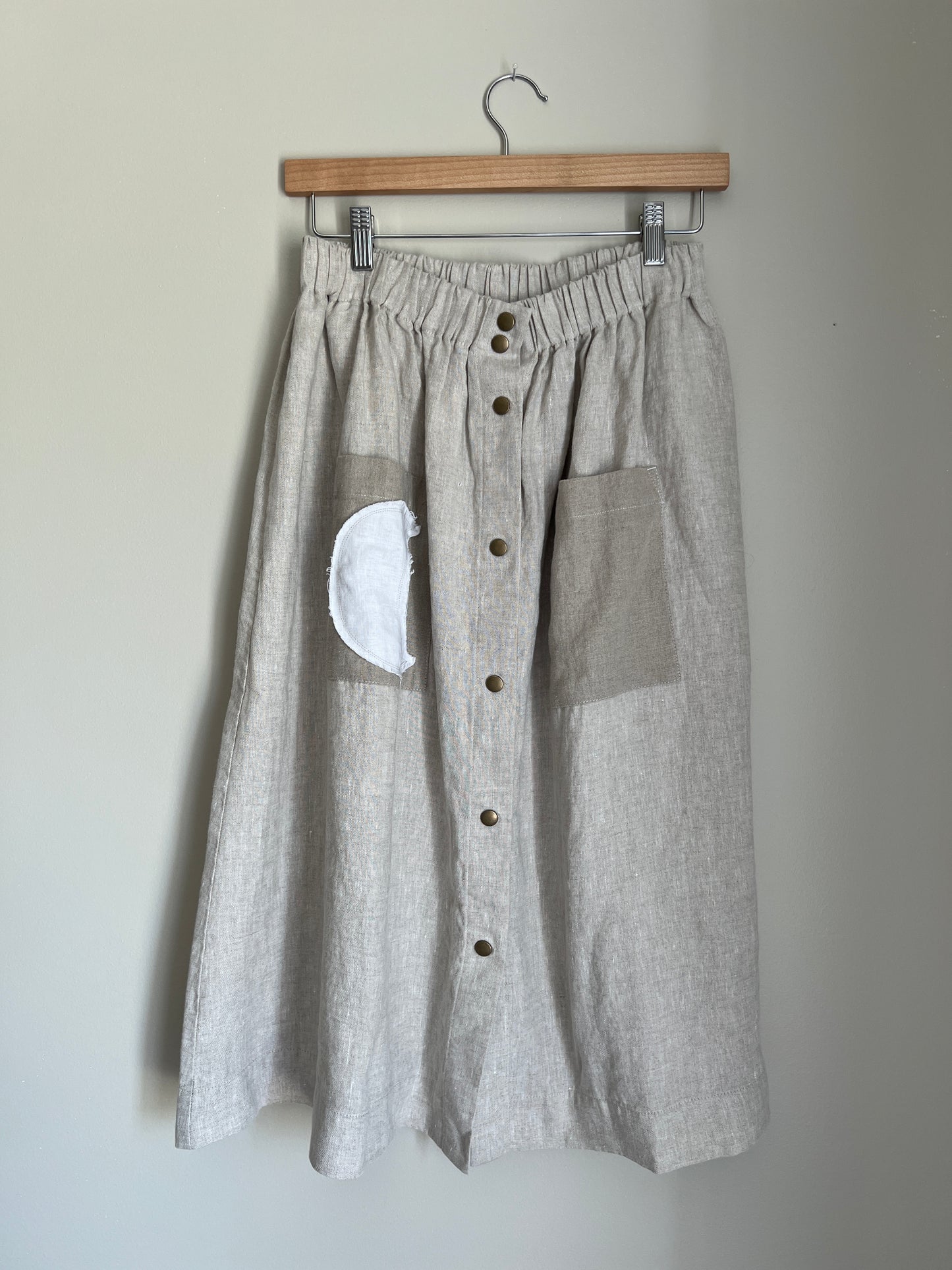 EXCLUSIVE 🌙 notPERFECTLINEN Marseille Skirt • Beige