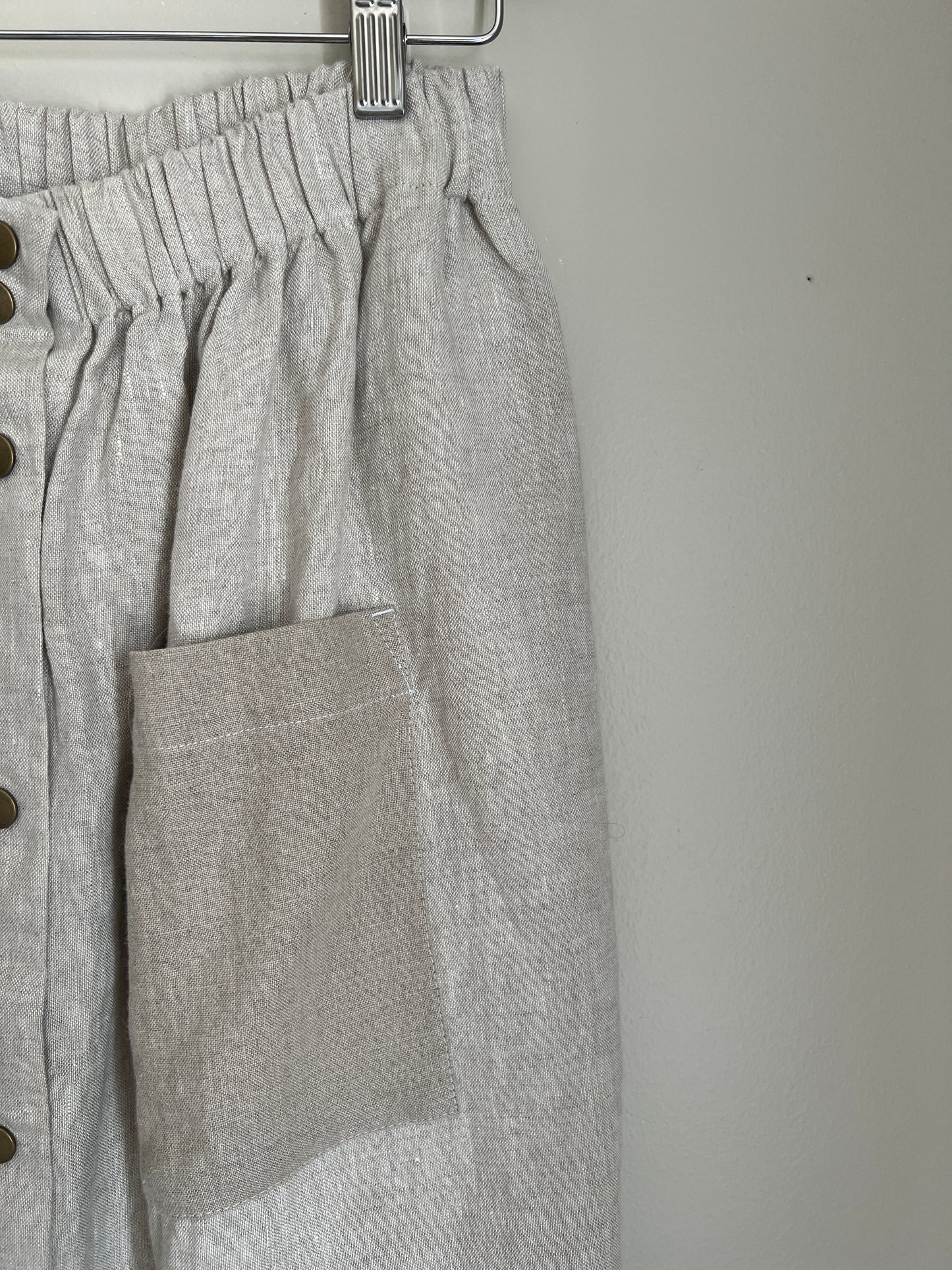 EXCLUSIVE 🌙 notPERFECTLINEN Marseille Skirt • Beige