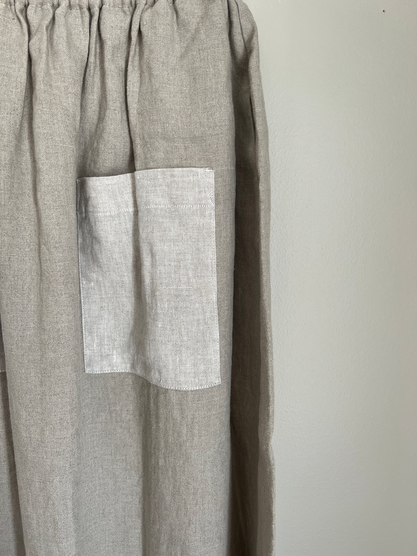 EXCLUSIVE 🌙 notPERFECTLINEN Sion Skirt • Natural