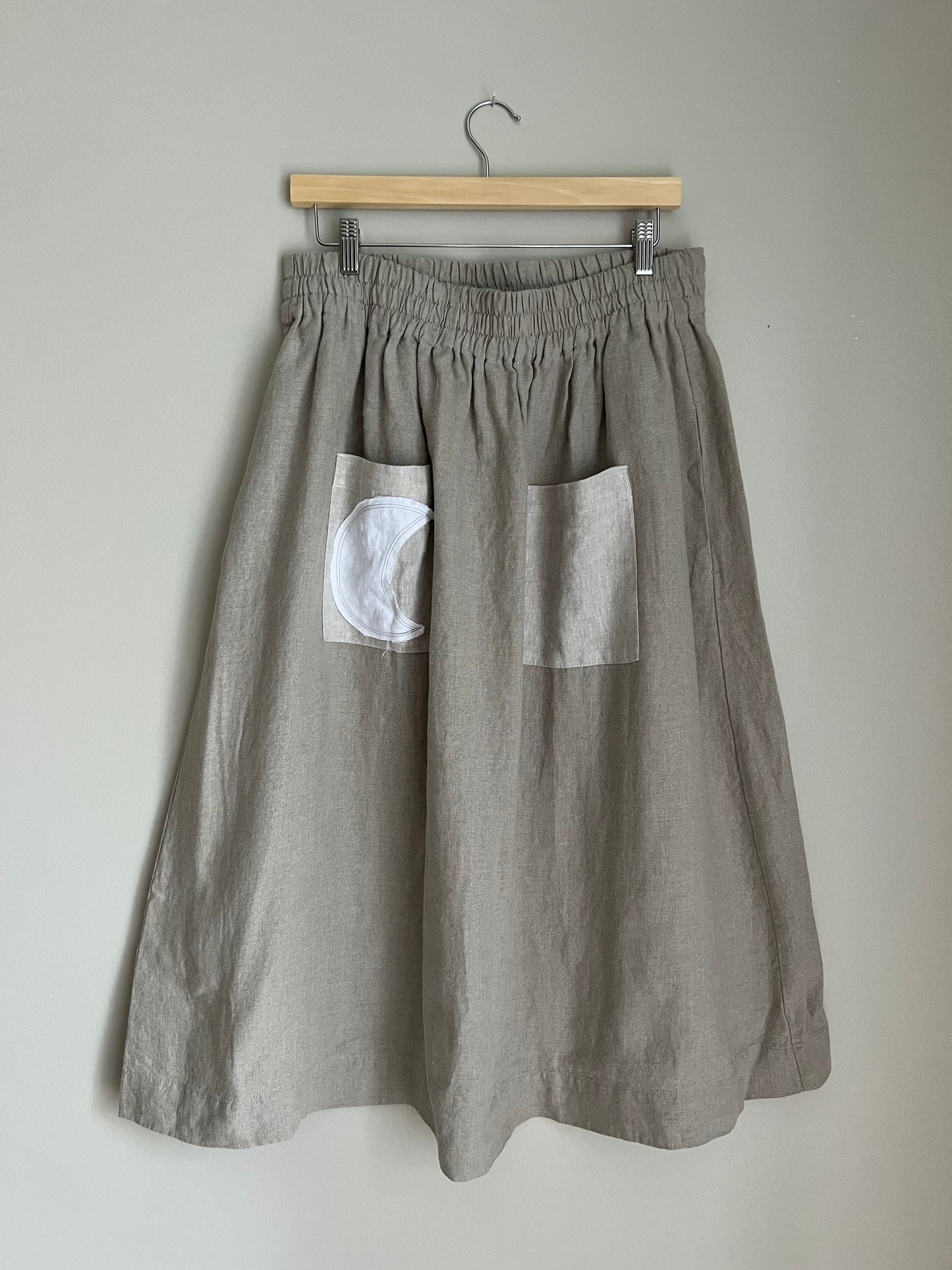 EXCLUSIVE 🌙 notPERFECTLINEN Sion Skirt • Natural