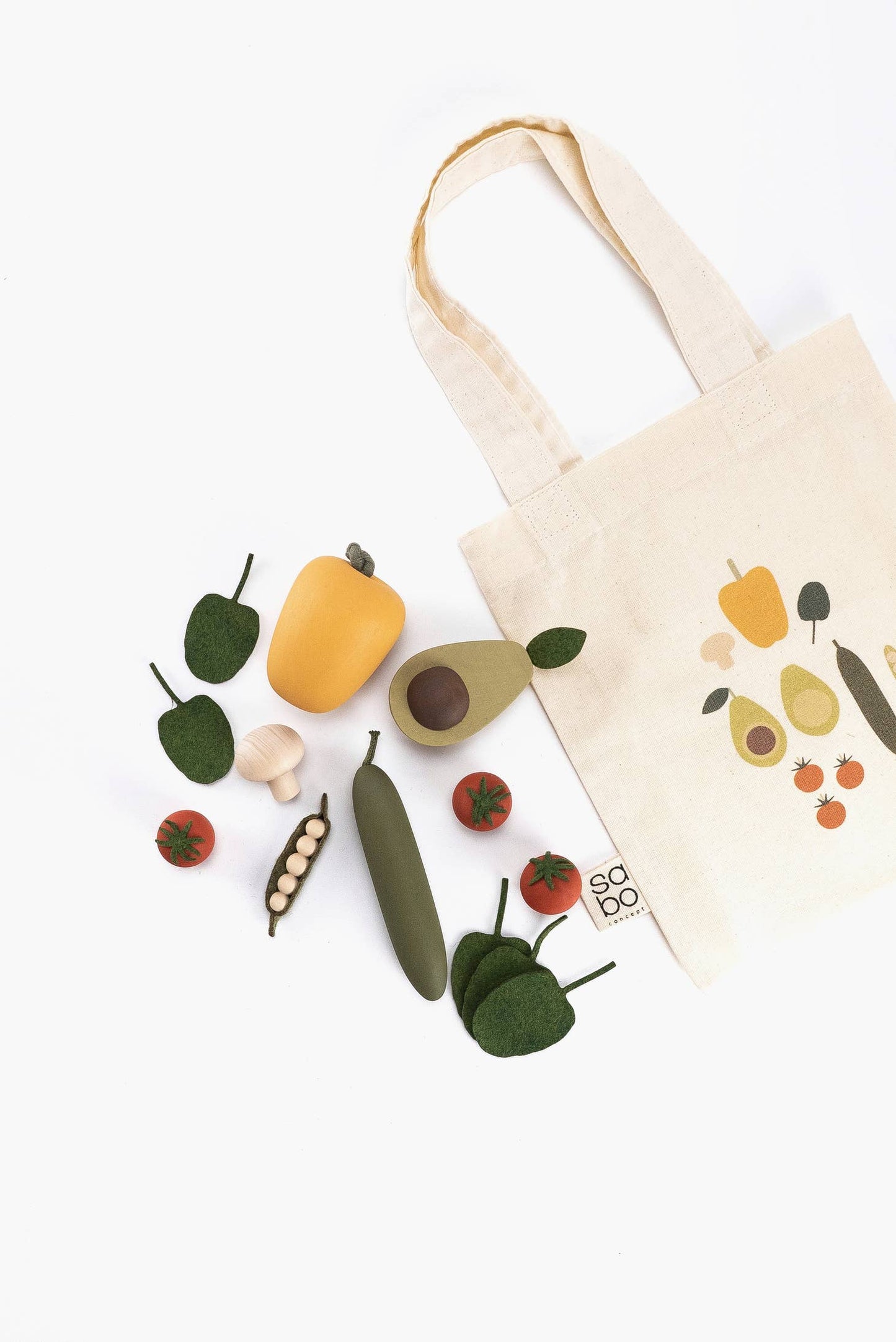 Wooden VegeTables Set | Vegetables Toys |Salad Food Play Set