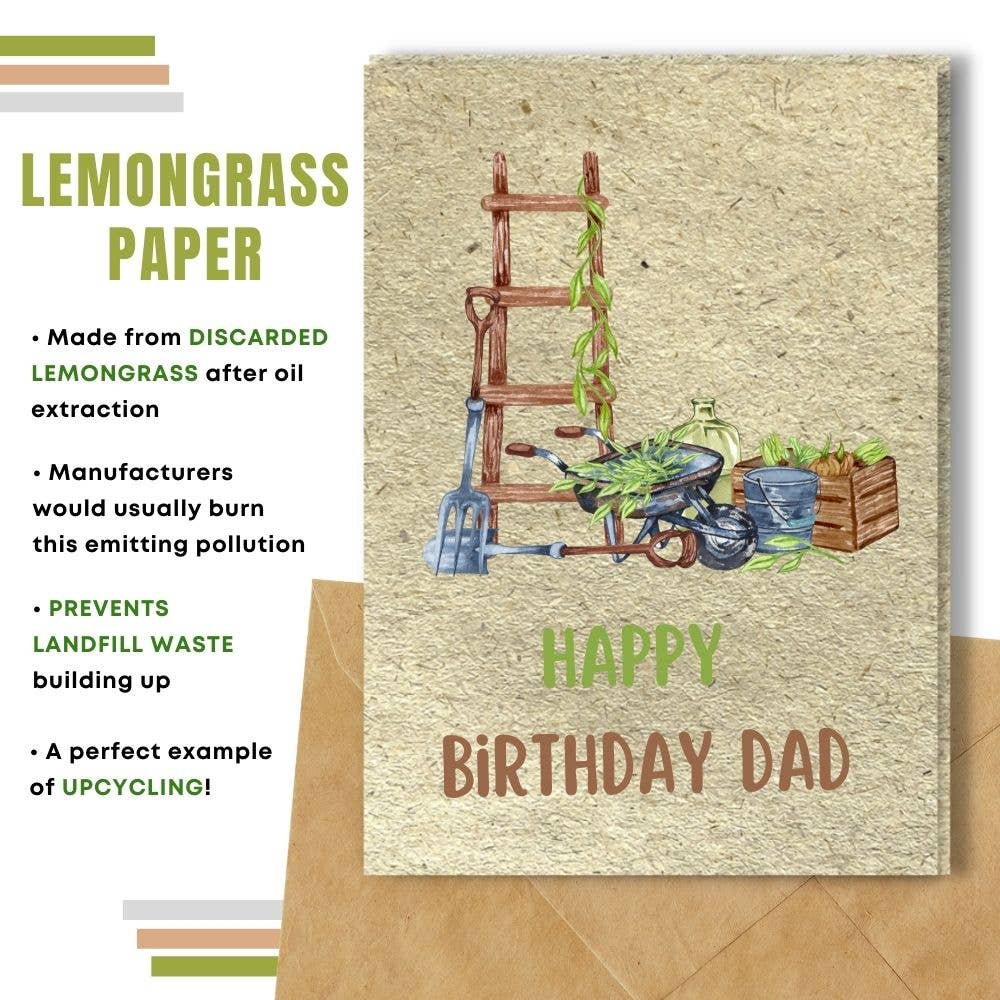 Gardener - Happy Birthday Dad Card
