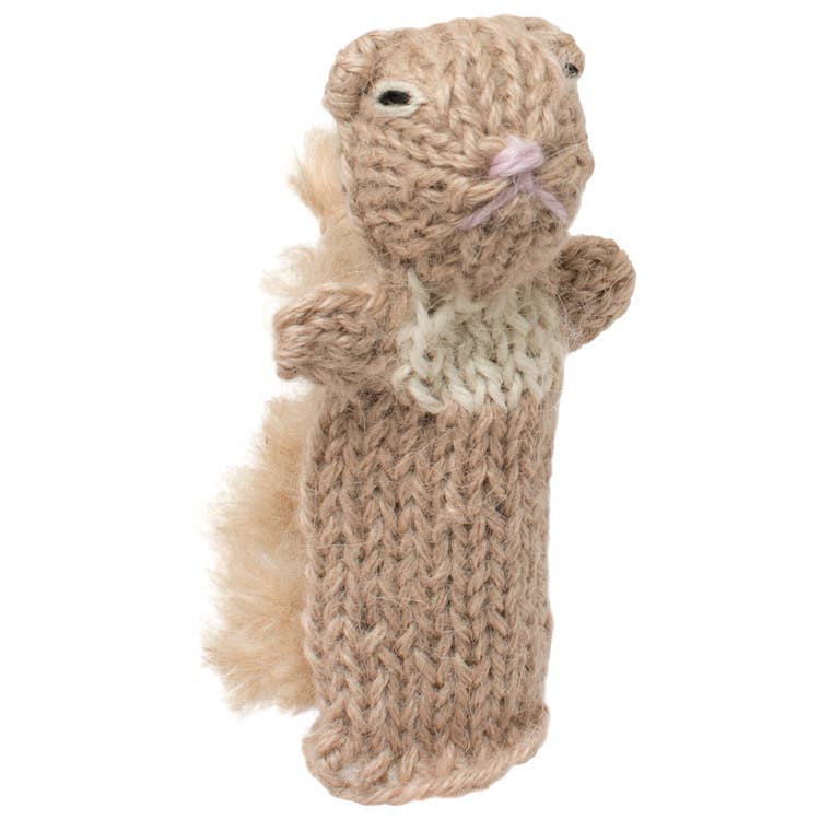 Squirrel - Alpaca Finger Puppet