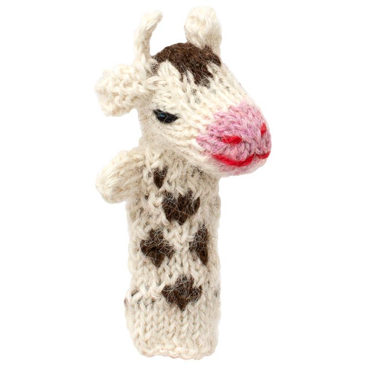 Cow - Alpaca Finger Puppet