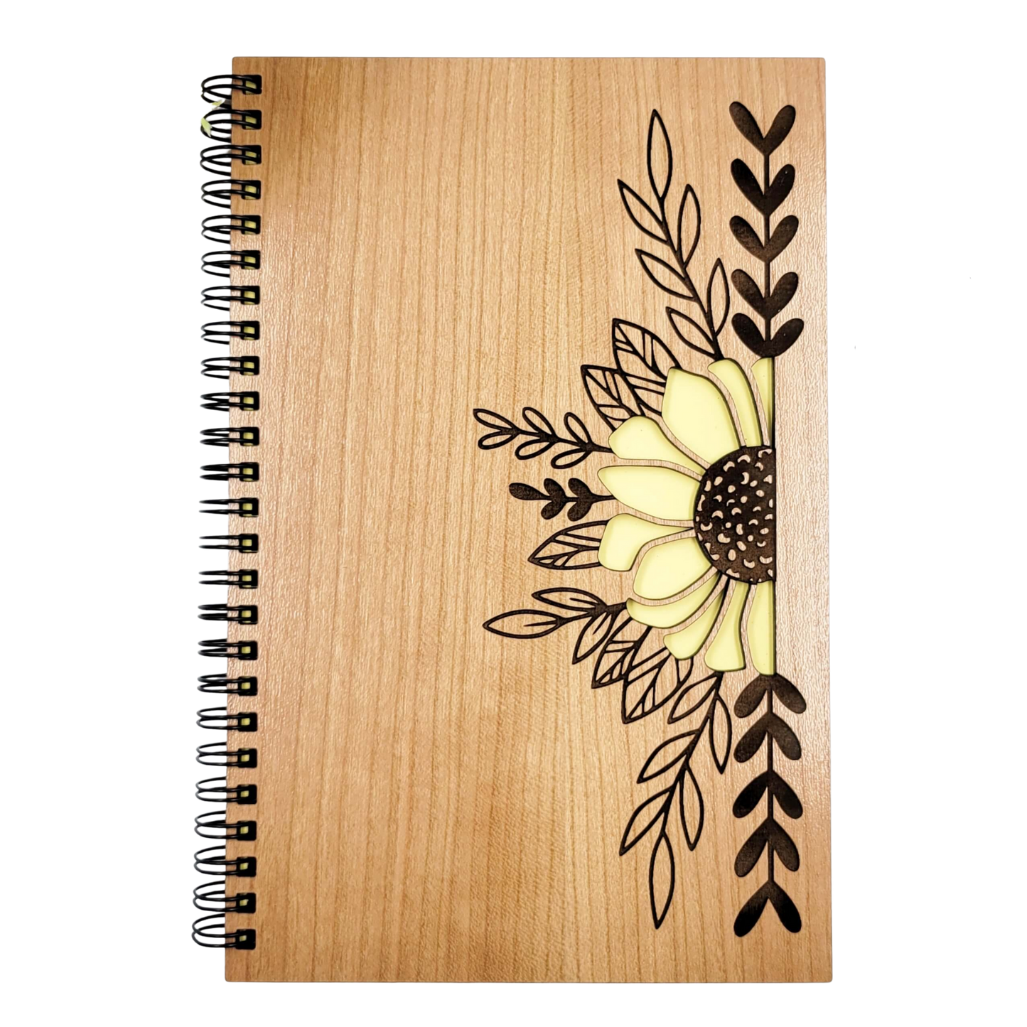 Sunflower Wood Journal - Blank