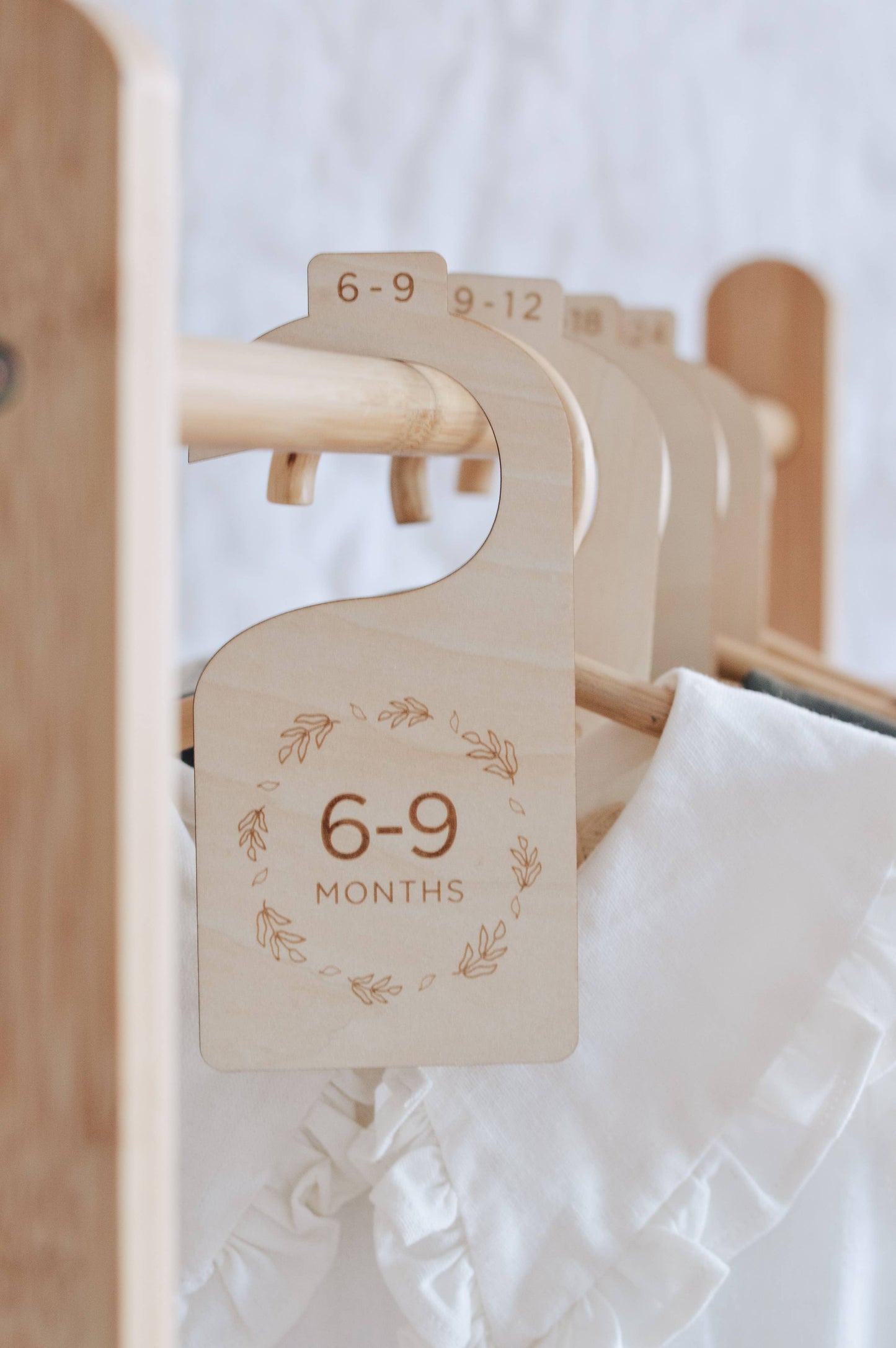 Wooden Baby Hanging Closet Dividers