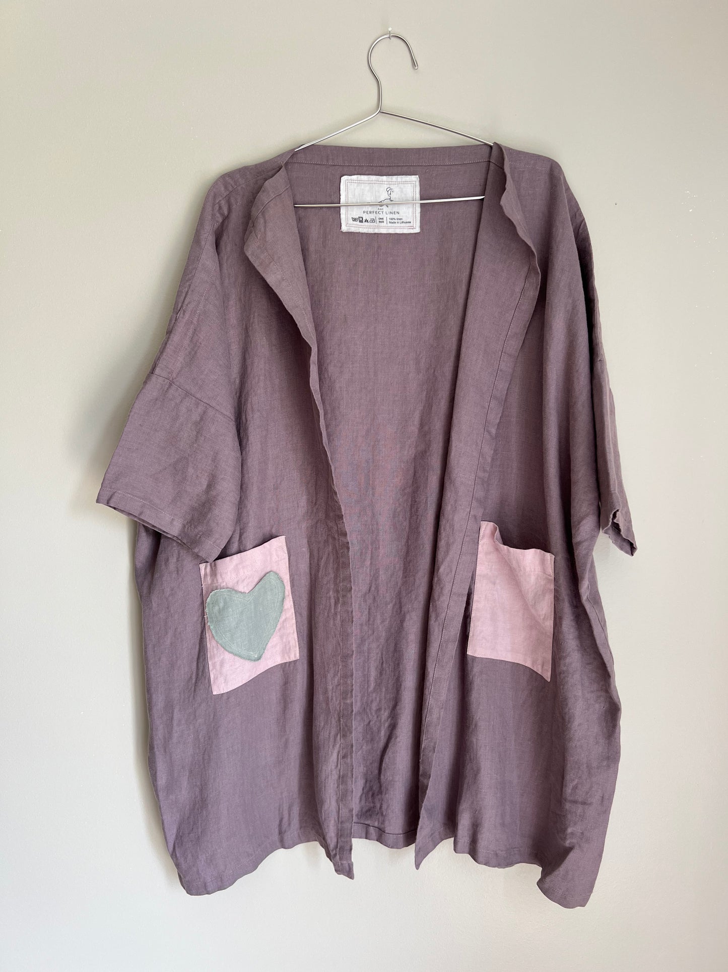 Exclusive Not Perfect Linen Long Sintra Cardigan - Caffe Mocha (LAST ONE One size)