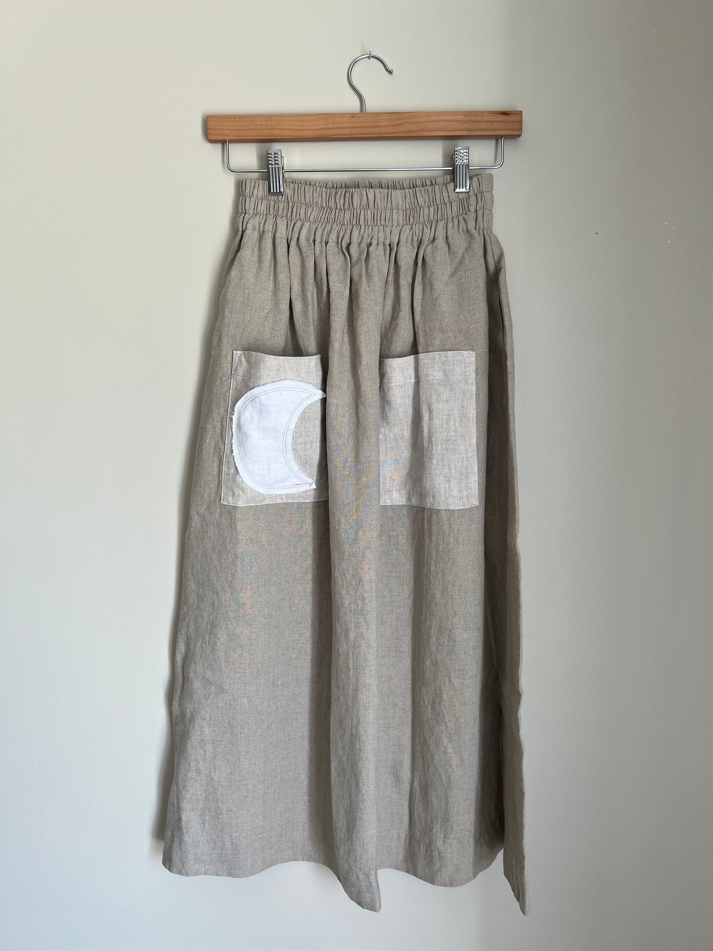 EXCLUSIVE 🌙 notPERFECTLINEN Sion Skirt • Natural