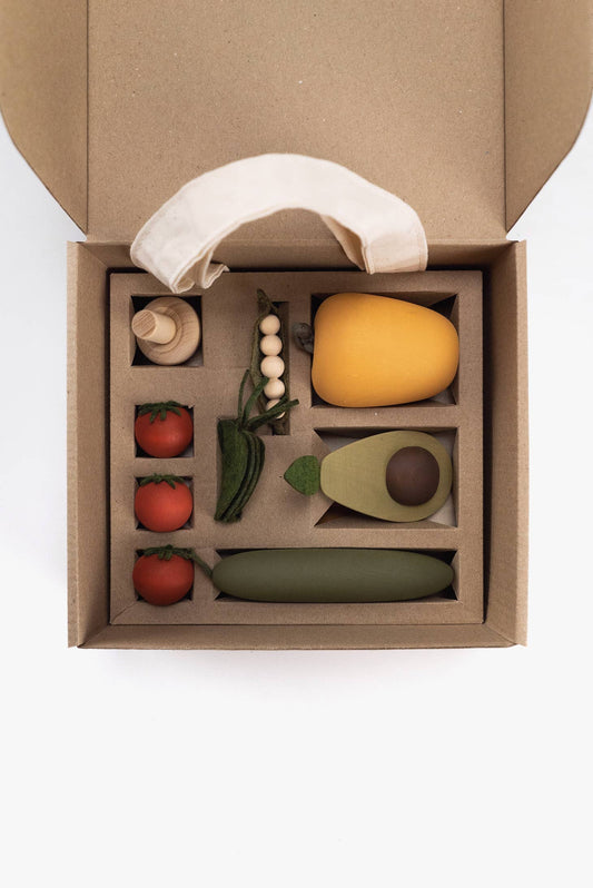 Wooden VegeTables Set | Vegetables Toys |Salad Food Play Set