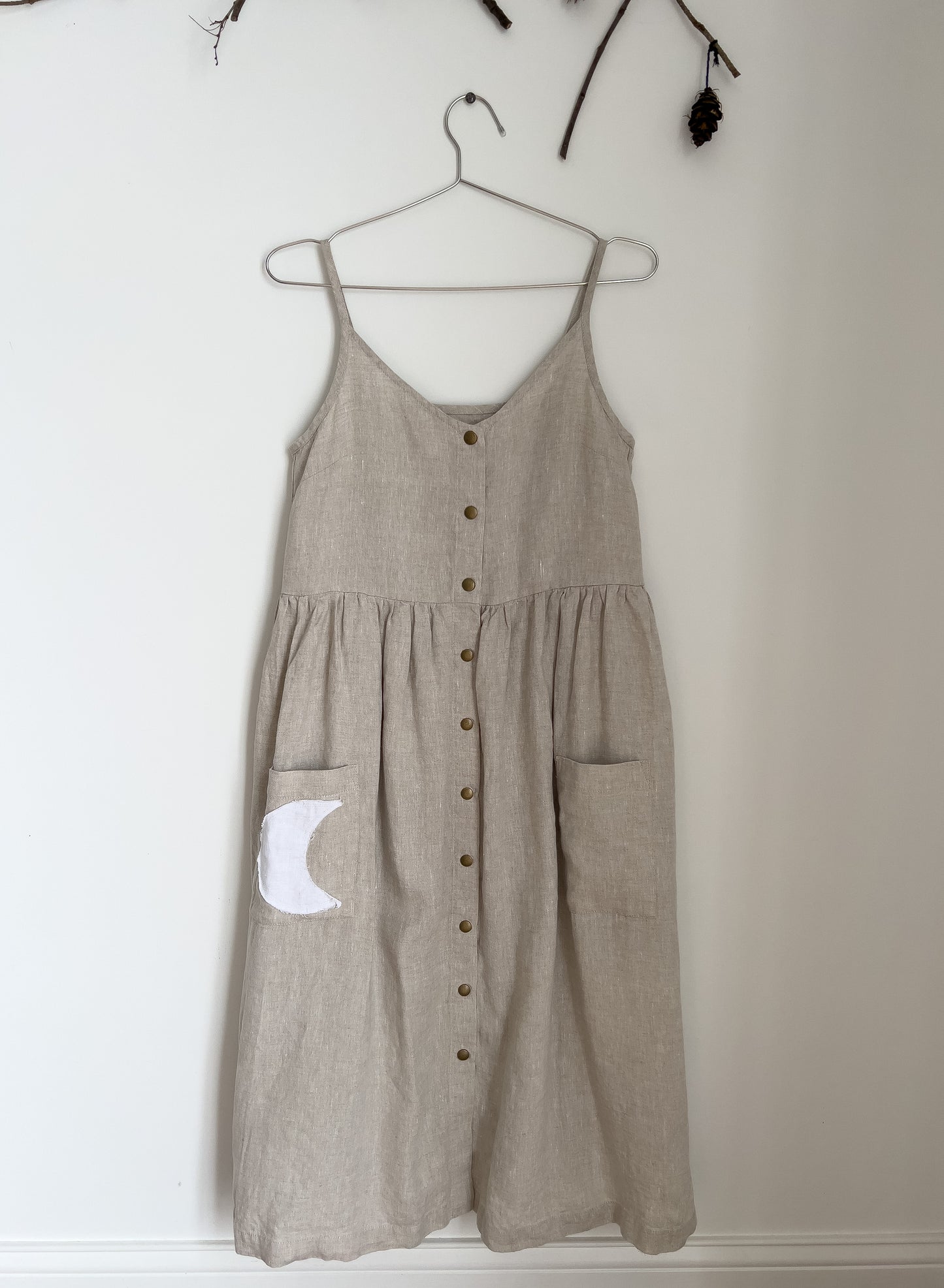 EXCLUSIVE 🌙 notPERFECTLINEN   Sarah Maxi Dress   •  Beige
