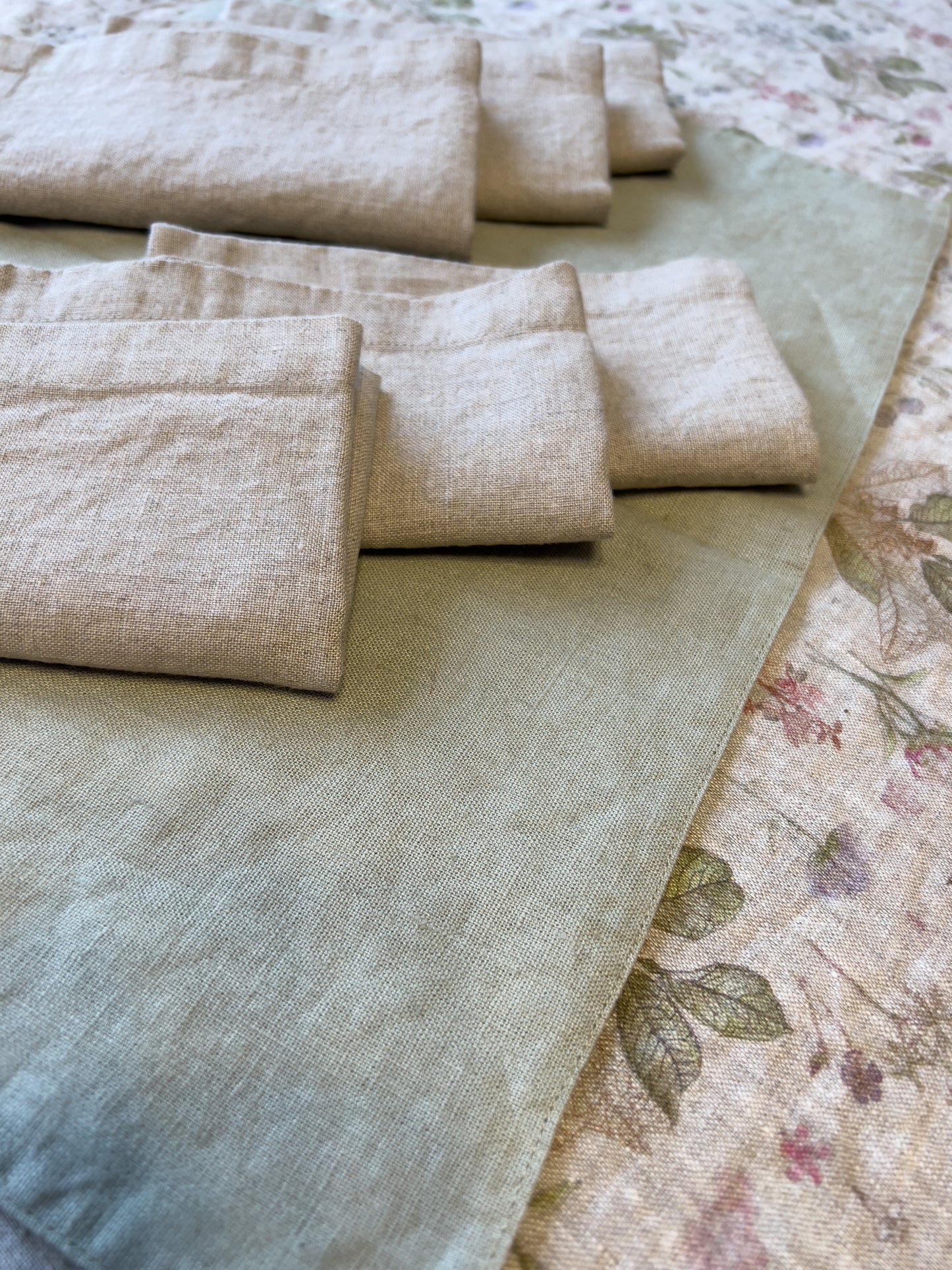 notPERFECTLINEN set of 6 - Linen napkins (14.9 in | 38 cm) • Natural